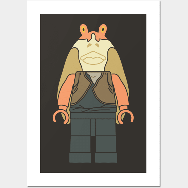 Jar Jar Bricks Wall Art by beforetheinkisdry